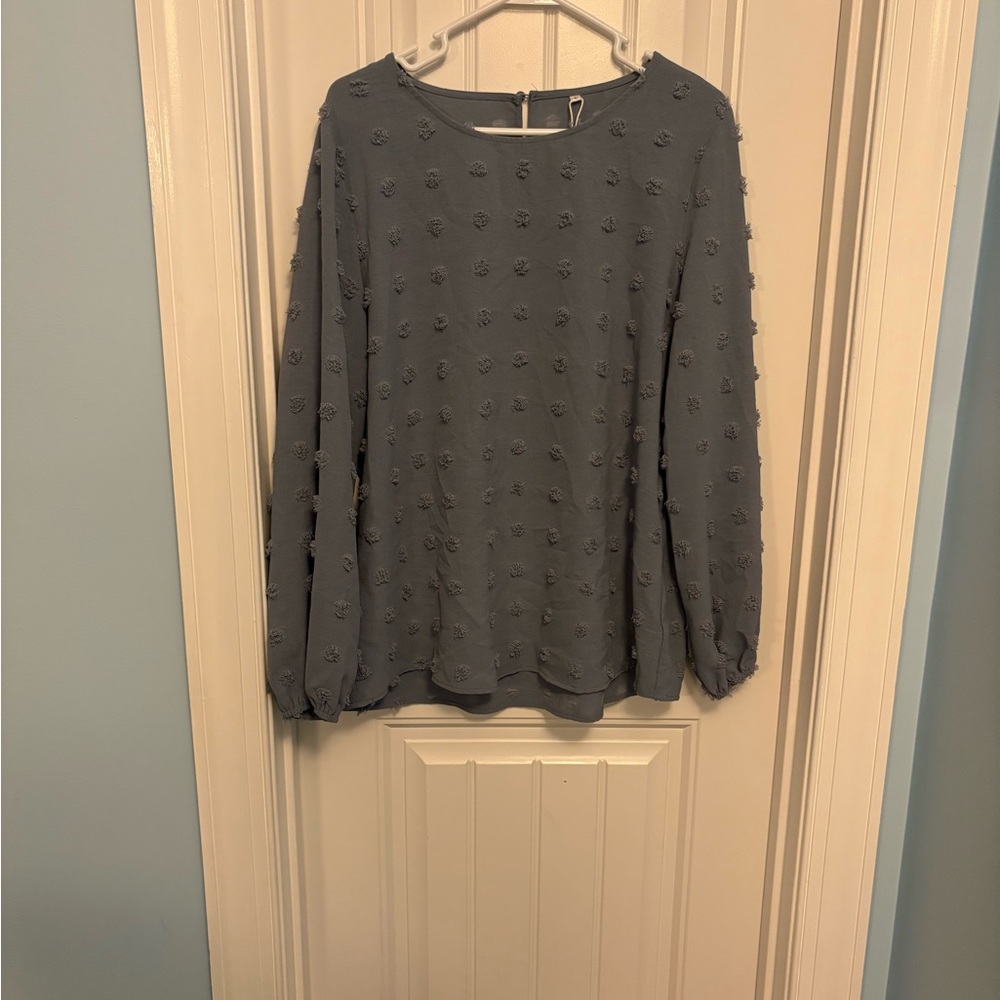 Slate blue Women's Top